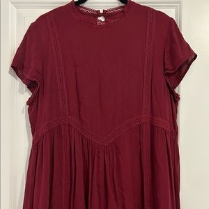 Burgundy Dress